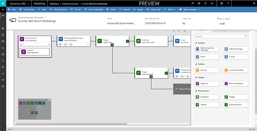 Creating Customer Journey Dynamics 365